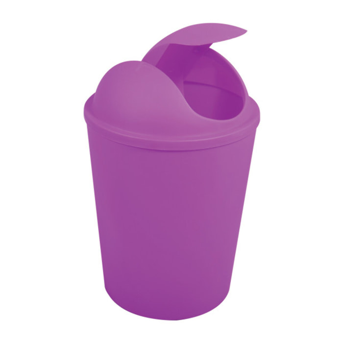 Poubelle à bascule AKO 5,5L Violet MSV