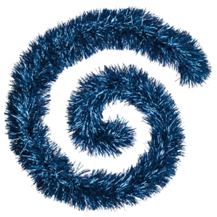 Guirlande boa brins fins 15cmx2m 8 plis bleu nuit