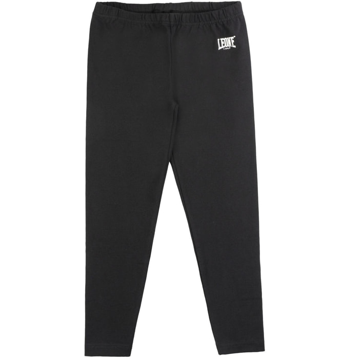 Leggings da bambina in cotone Leone Shiny