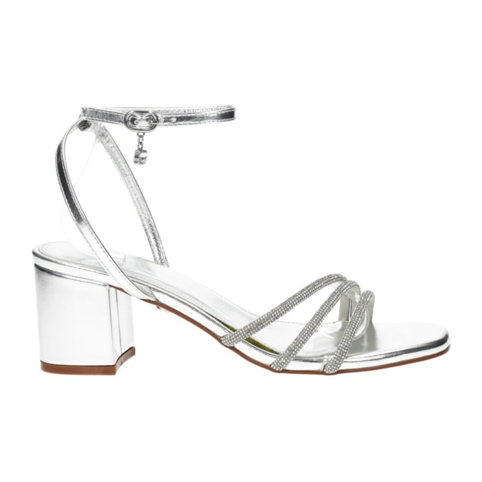 Sandali Donna Tata Italia Argentato