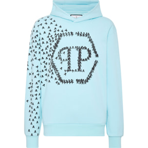 PHILIPP PLEIN Felpa con cappuccio SKULL&BONES