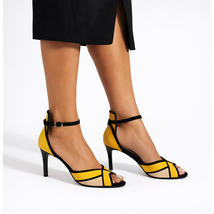 Decolletè con cinturino alla caviglia - tacco 8,5 cm