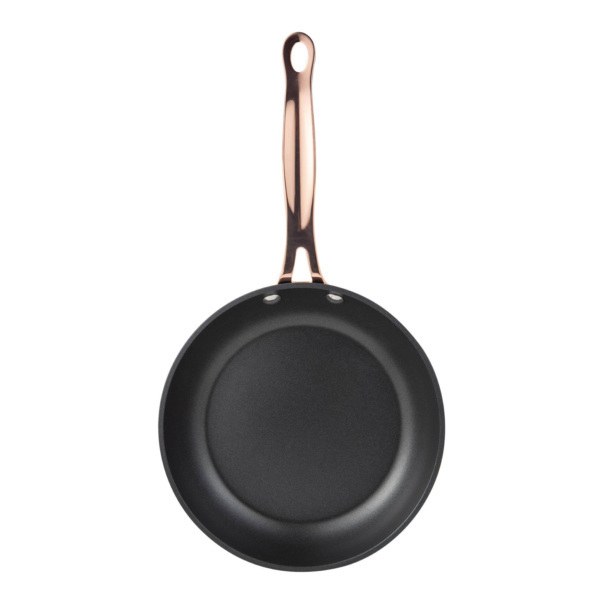 Juego de 2 sartenes ø20ø24cm aluminio forjado negro mate