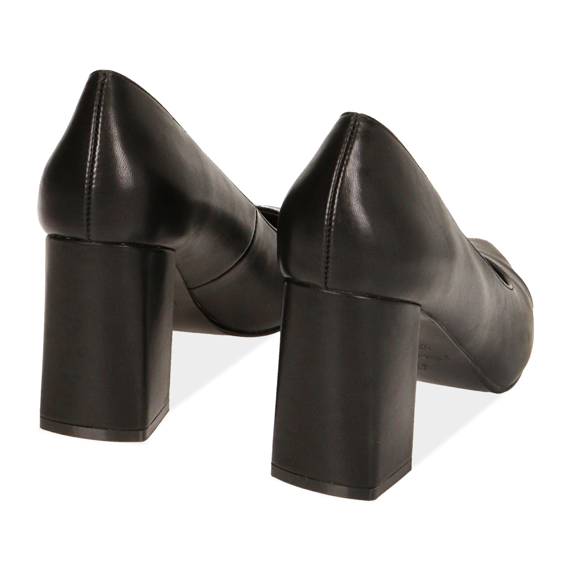 Décolleté nero, tacco 8 cm