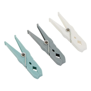 Lot de 50 pinces à linge en plastique