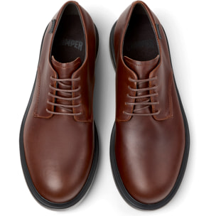 Zapatos de cordones - CAMPER Dean - Marron - Cuero liso