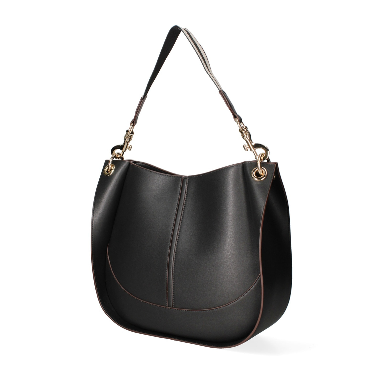Borsa a spalla da donna - Modello False - 100% pelle riciclata - 30.0 x 26.0 x 10.0 cm