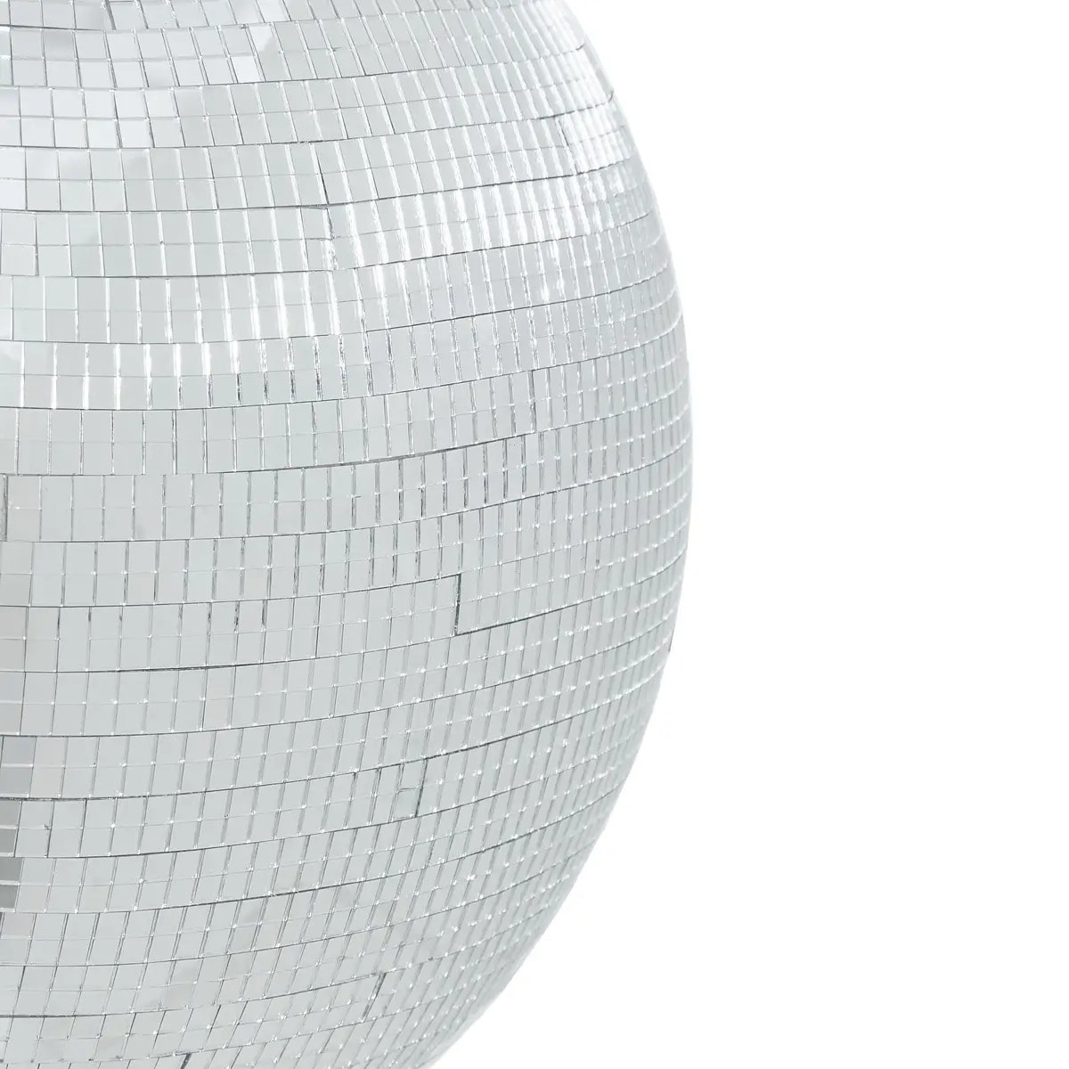 Suspension de Noël disco à facettes argentée H. 31,5 cm