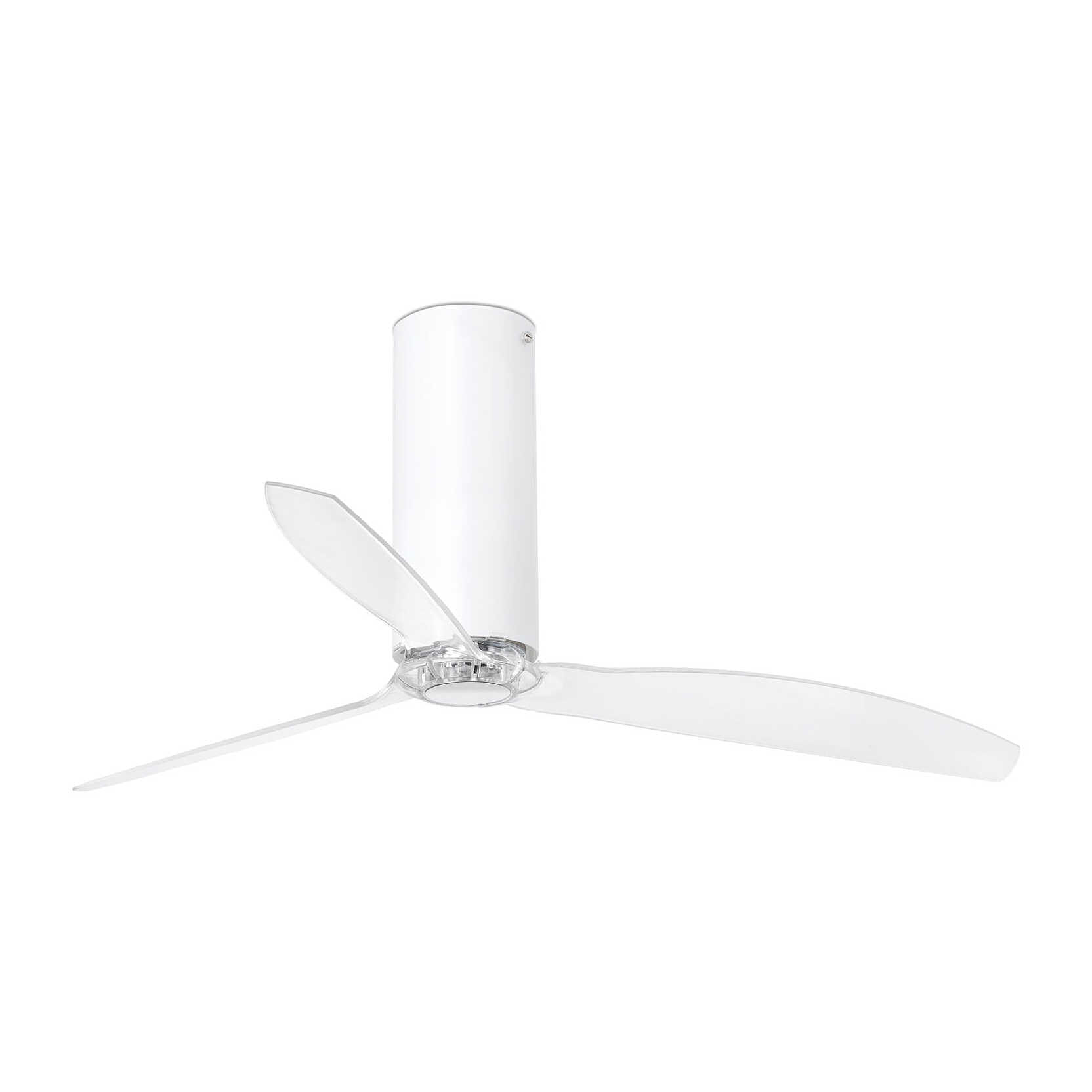 TUBE FAN M Ventilatore a soffitto bianco opaco/trasparente