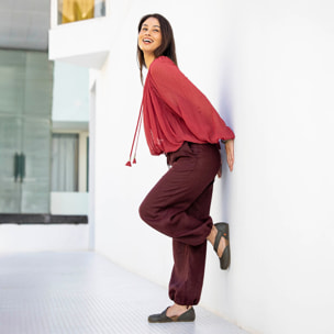 Sandalias 0384 ROMA RED/ CRETA color Red