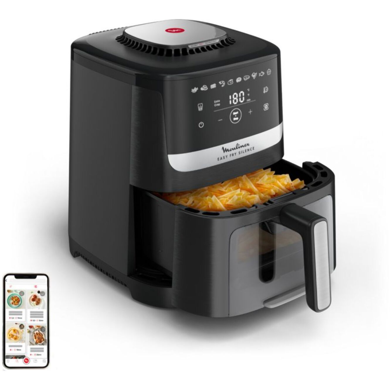 Friteuse sans huile MOULINEX Easy Fry Silence 5L  EZ5568F0