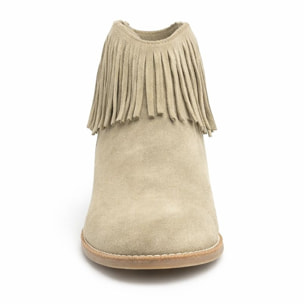 Stivaletti frange - tacco 3,5 cm
