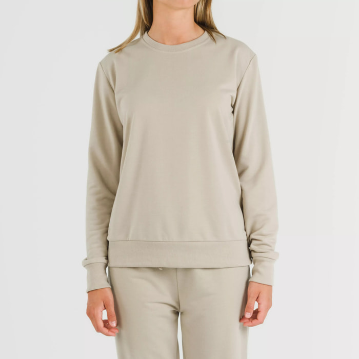 Felpa basic sportiva da donna