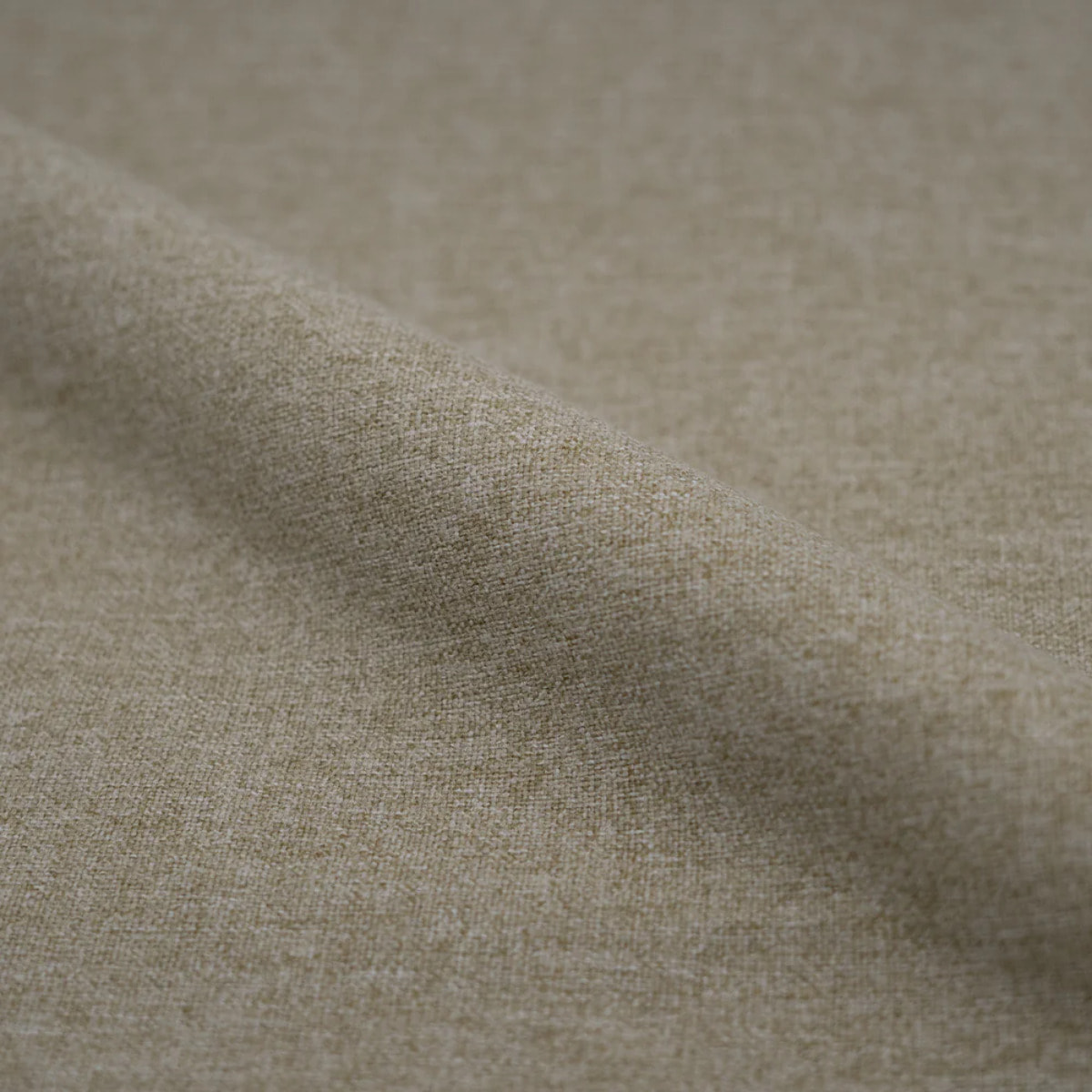 Lot de 2 chaises en tissu beige et bois d'hévéa - Josette