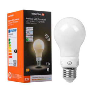 Ampoule LED connectée ESSENTIELB Nuances de Blanc Classique E27