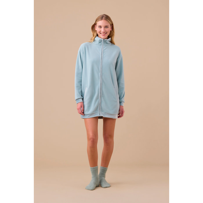 Vestaglia donna micropile articolo unito. Noidinotte