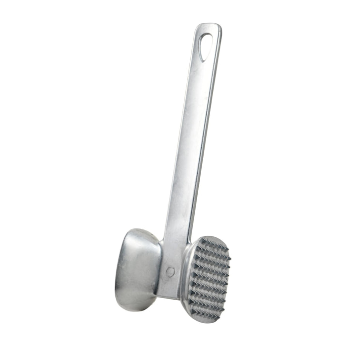 Mazo para carne 24,5x7x6,8 cm aluminio, resistente de doble cara para cocina expert san ignacio