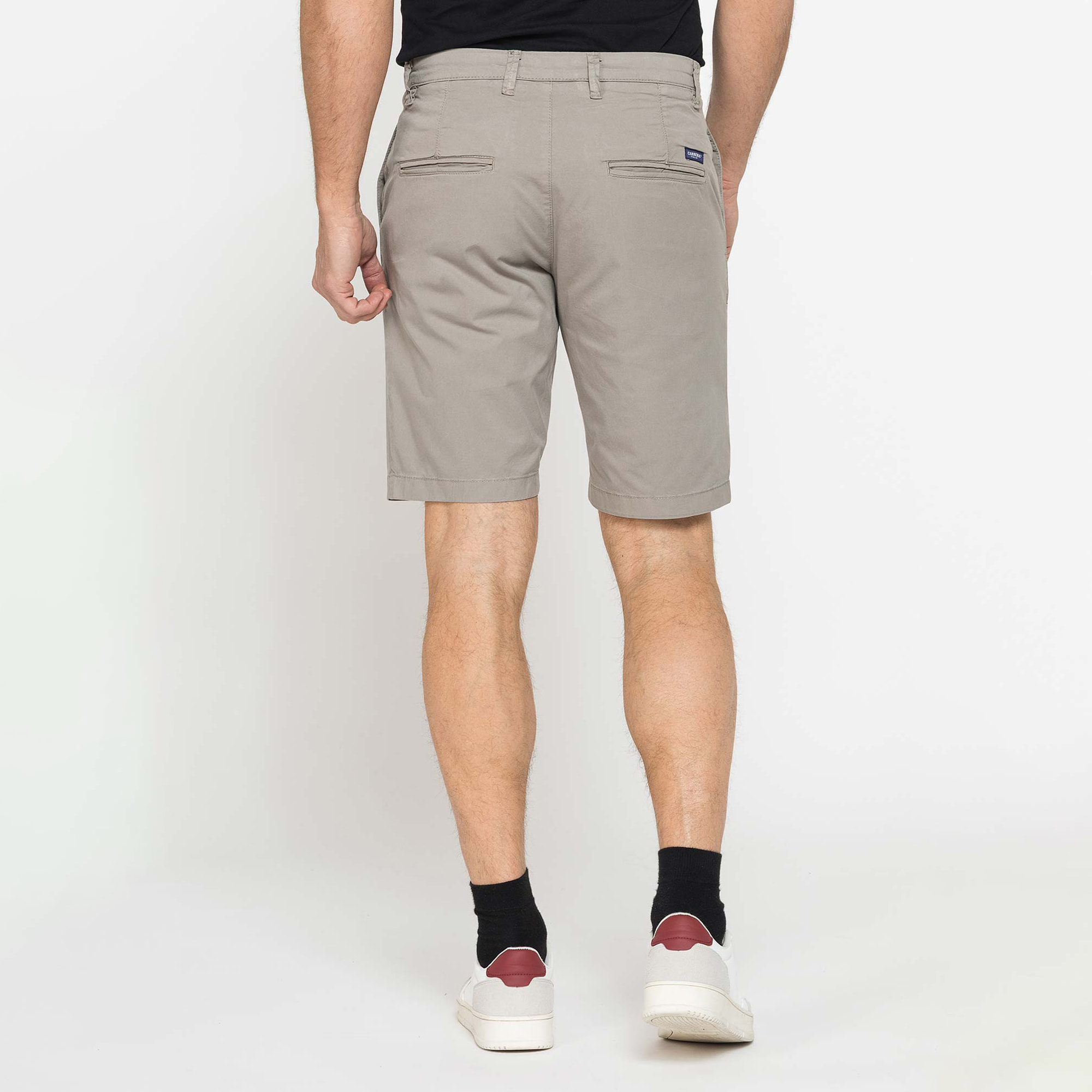 PANTALONE CORTO CHINO IN GABARDINA STRETCH