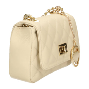 Chicca Borse Borsetta Clutch Beige