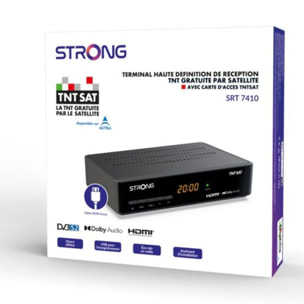Décodeur TNT STRONG TNT SAT HD Numerique SRT 7410 comp 12V