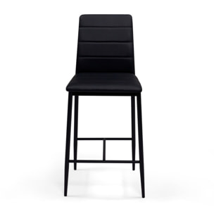 Tabourets de bar Regilux noirs
