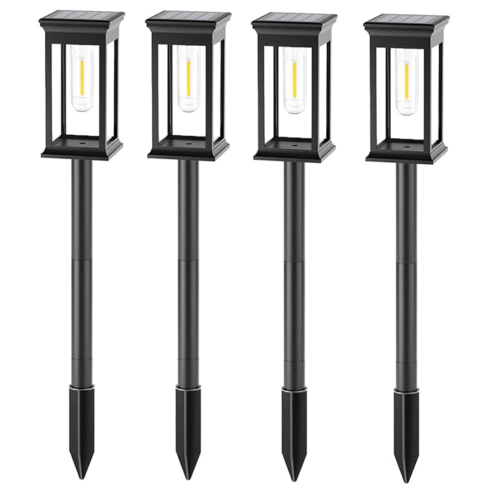 4 Balise solaire à piquer LUZY H34CM