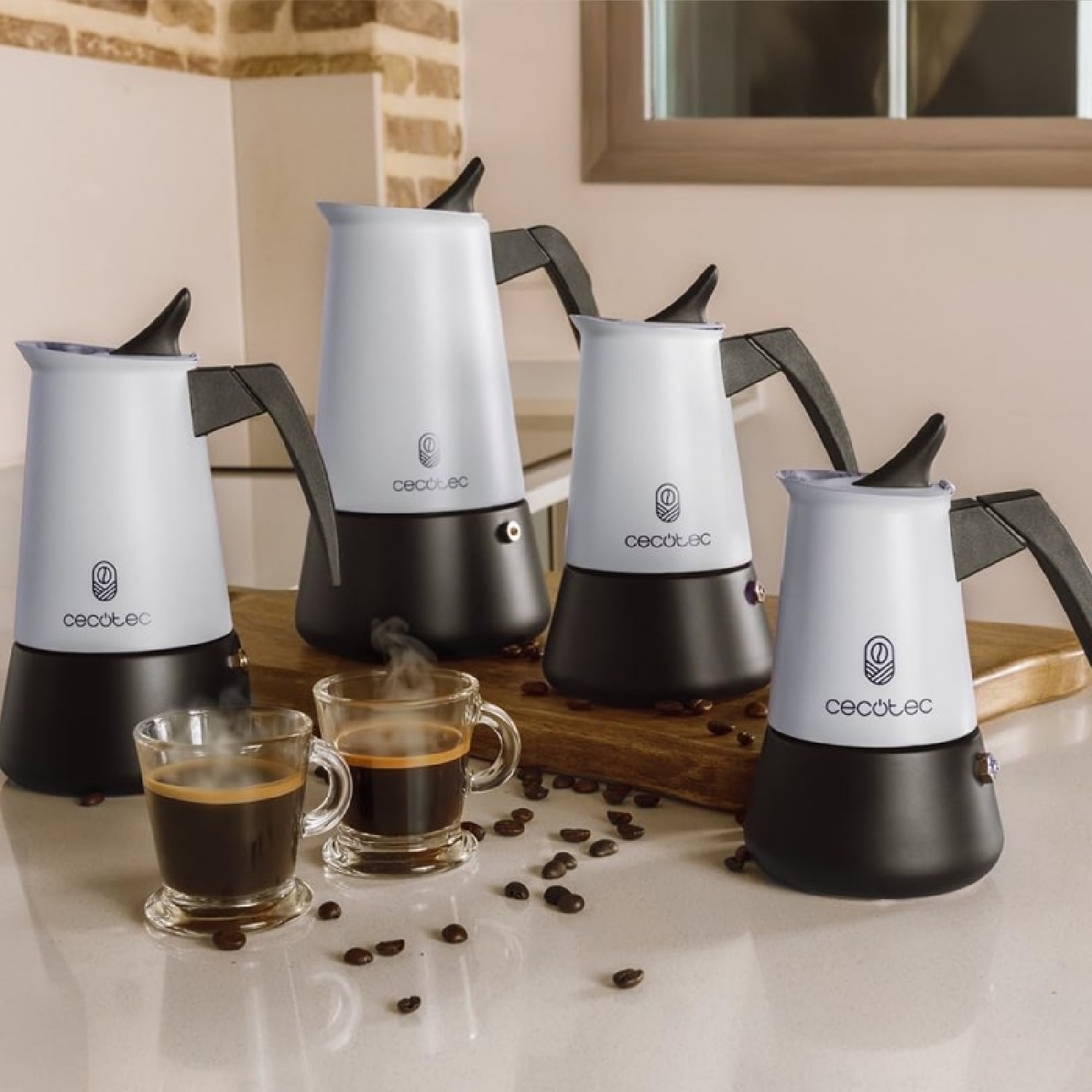 Cecotec Cafetera italiana Piccolina 400 Blue