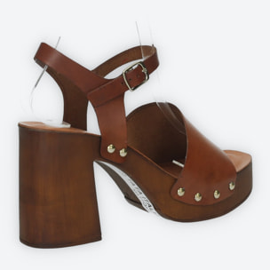 Sandali Donna Tata Italia Marrone