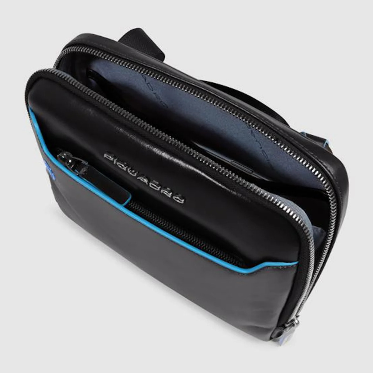 Piquadro Borsello in pelle schermato con protezione RFID