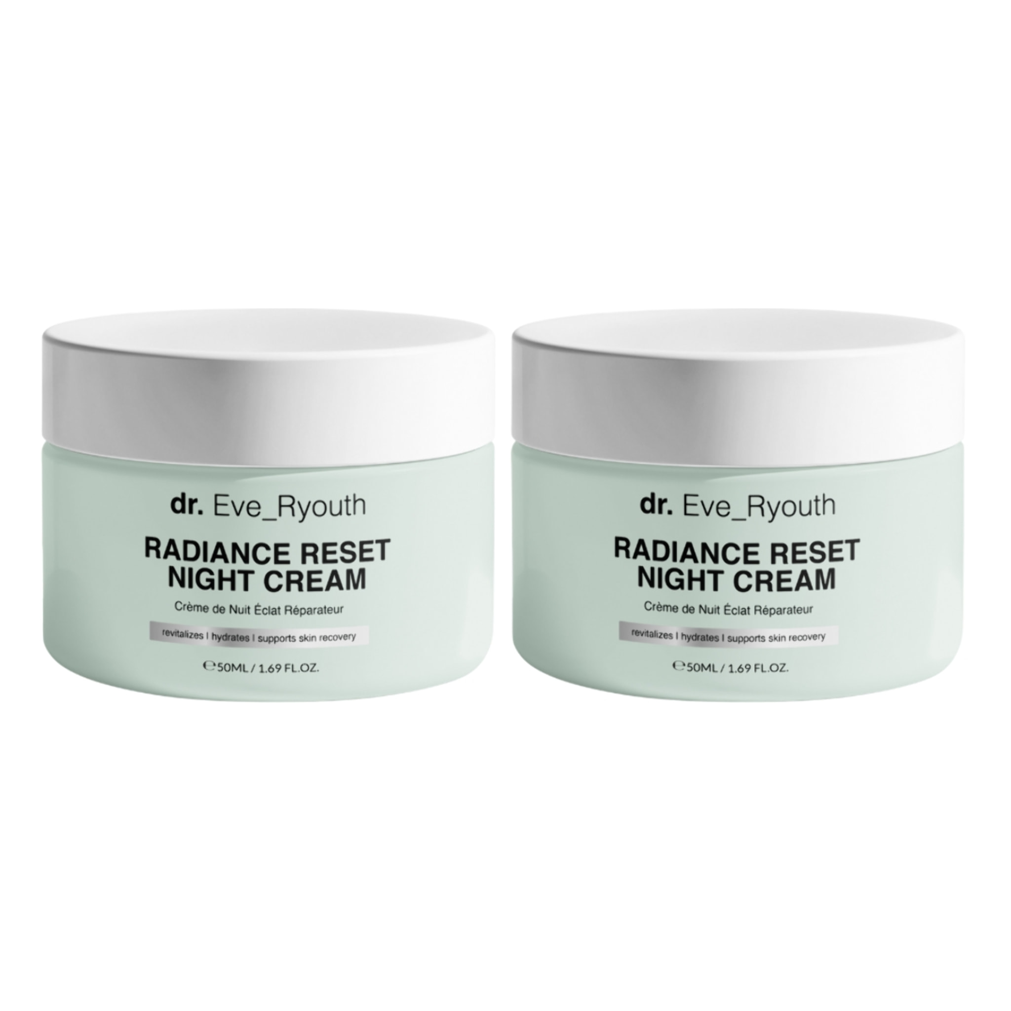 Crema de noche Radiance Reset x2