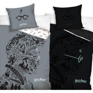 Parure de lit enfant 100% coton - Harry Potter