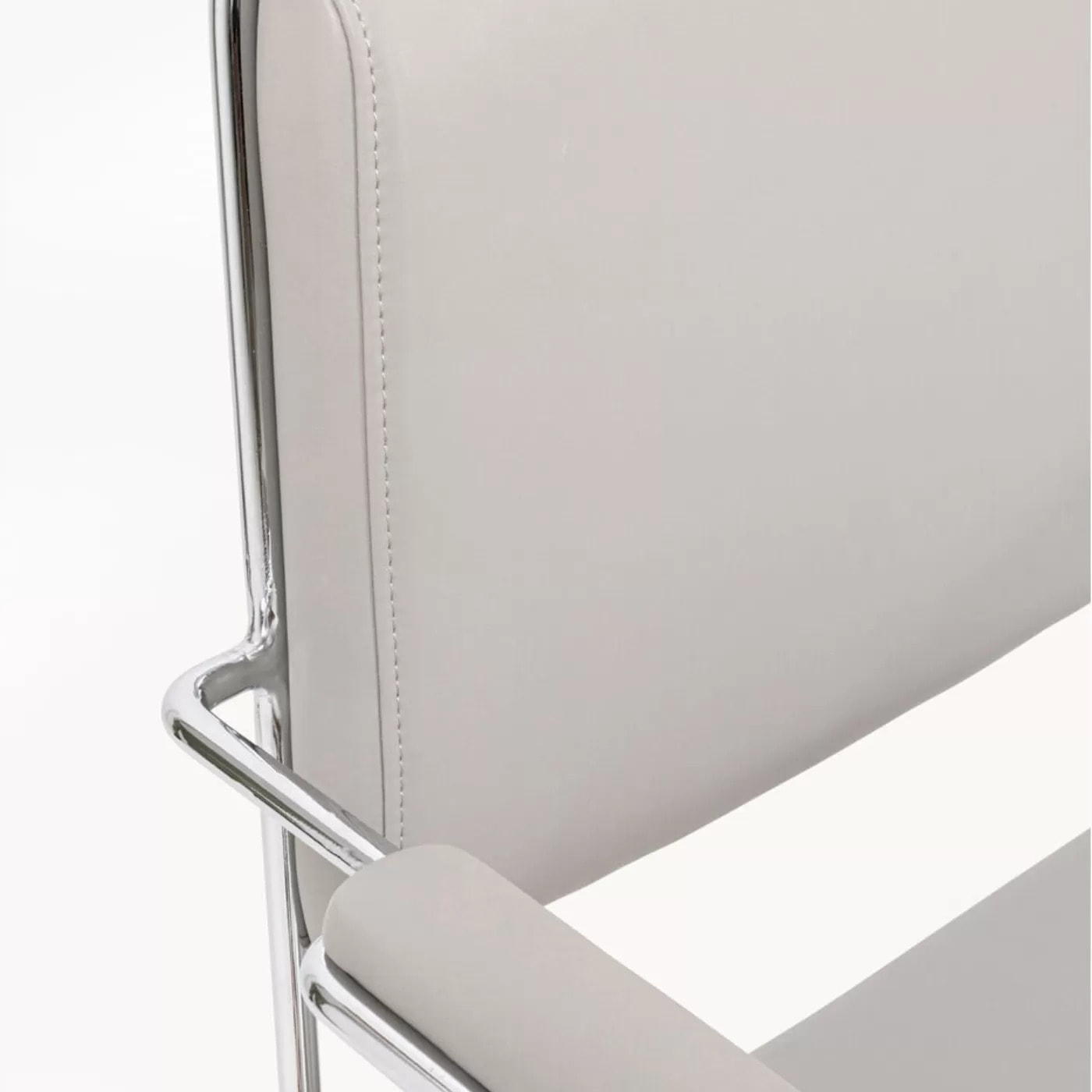Chaise de bureau pivotante Dottore grise Kare Design