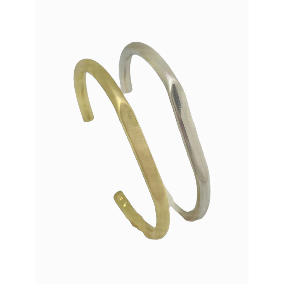 Pack pulseras combo Tubular plata_oro