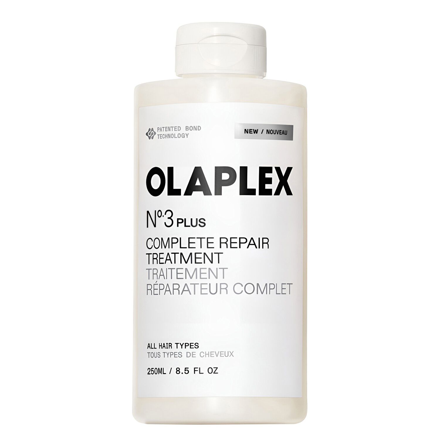 N°3 PLUS Traitement Réparateur Complet - Soin Avant-shampoing pour Cheveux Abîmés