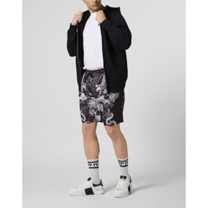 PHILIPP PLEIN Nylon Shorts Tattoo