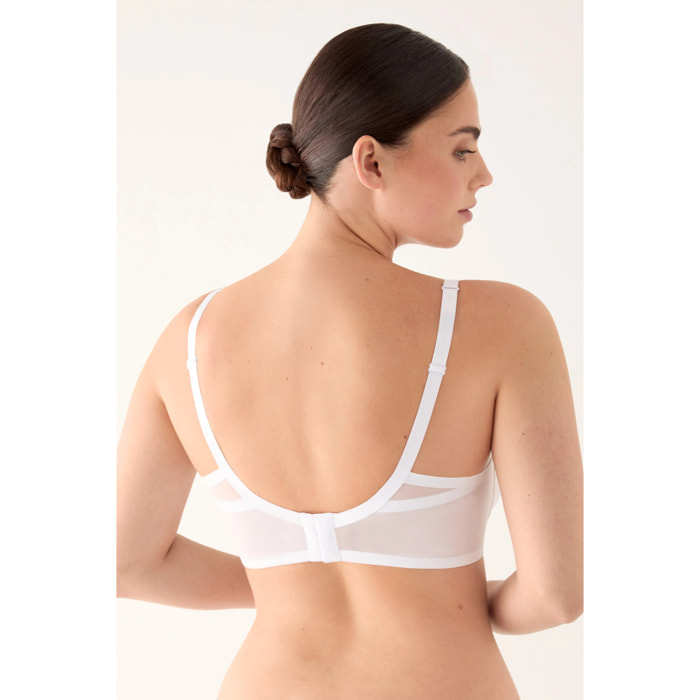 Reggiseno con ferretto con imbottitura Bianco