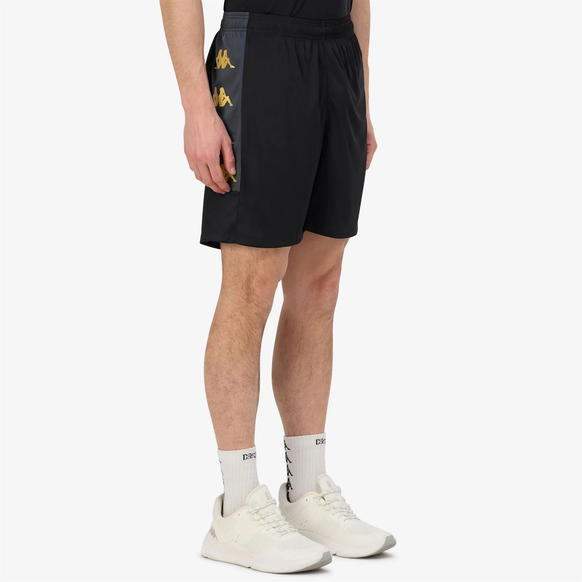 Kappa - Pantaloni Corti Bambino Nero - Kappa4Football Gondo