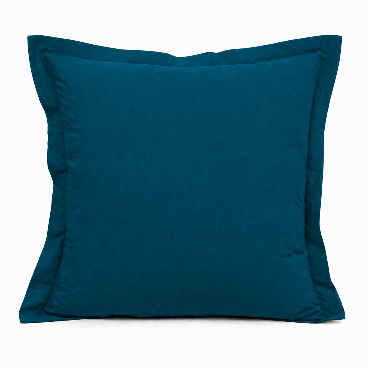 Parure de drap 100% coton uni - bleu canard