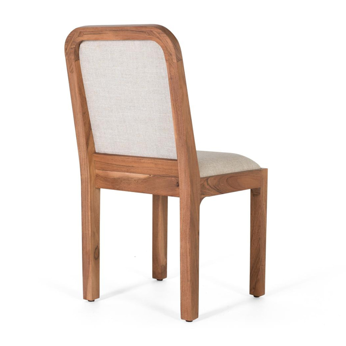Silla de Madera de Acacia 45 Cm Estilo Rústico Moderno