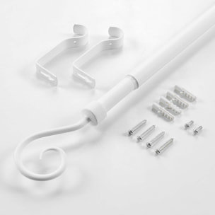 Tringle extensible en kit - Blanc