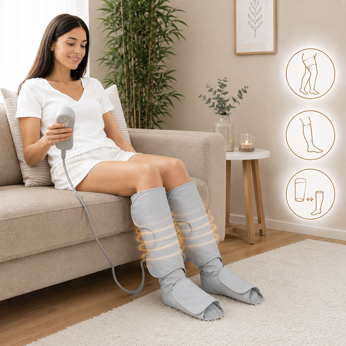 Massaggiatore per Gambe a Compressione d'Aria Maspres InnovaGoods