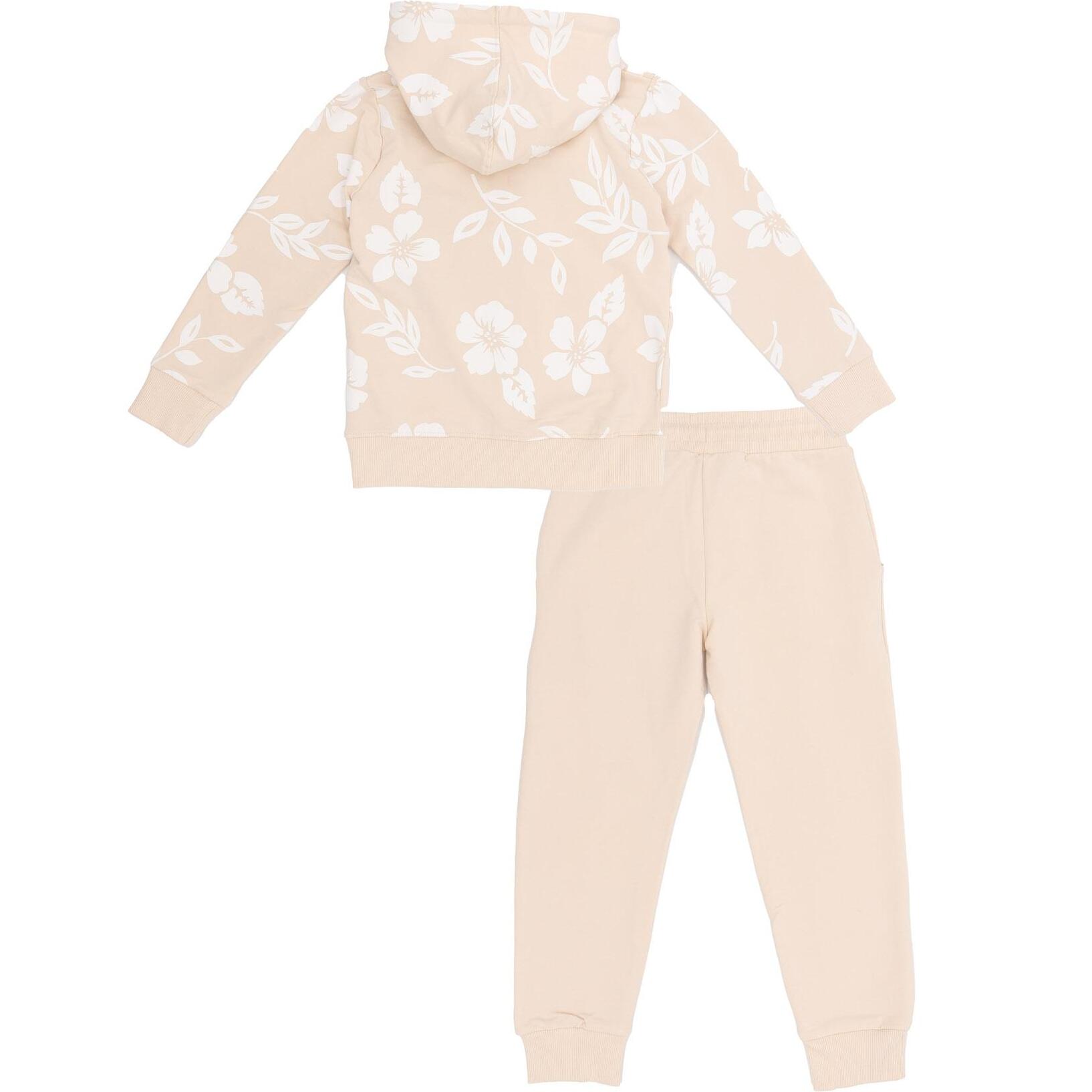 Chándal de niña Chic Boxing con capucha y cremallera