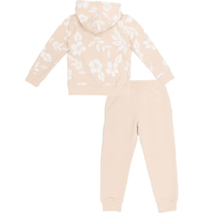 Chándal de niña Chic Boxing con capucha y cremallera