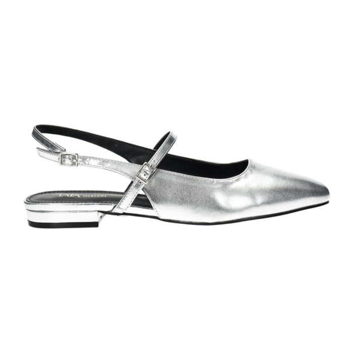 Ballerine Donna Tata Italia Argentato