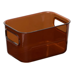 Boîte de rangement avec couvercle Lycia 0,8L acajou