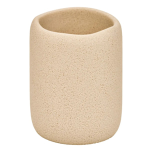Pot à brosse à dents Oleya beige