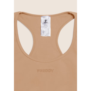 Tuta Jumpsuit Seamless Short con cut-out sulla schiena