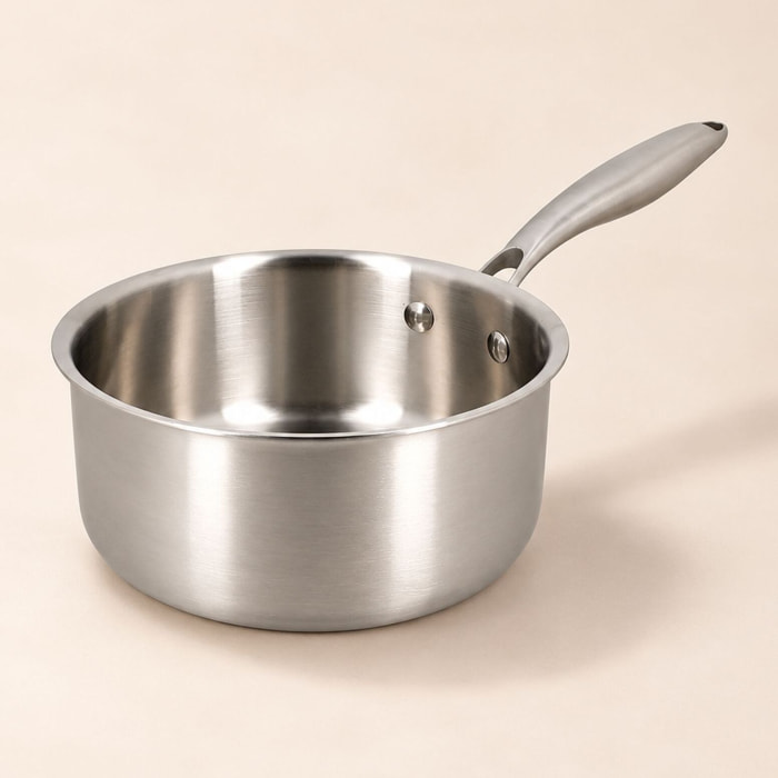 Casserole trinox 16cm en acier inoxydable