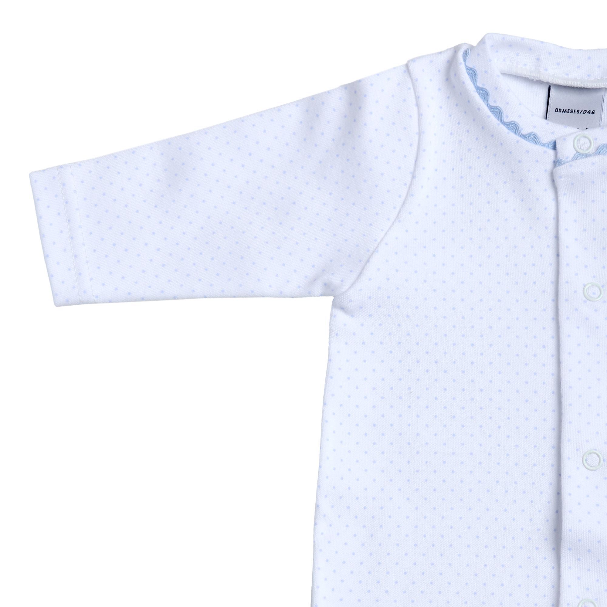 Pelele Est. Cont. Topitos Celeste Talla 0