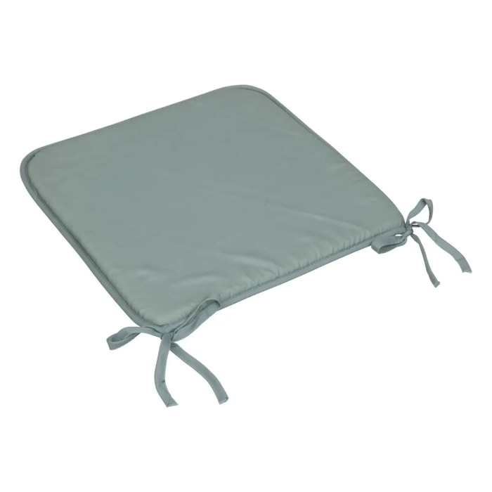 Galette de chaise Micro vert céladon 39x39cm